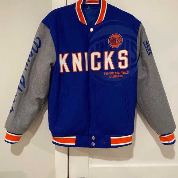 JH Design Knicks Two-Tone Reversible Wool Jacket - Picture 6 of 8